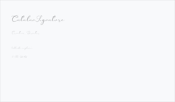 CatalanSignature Business Card