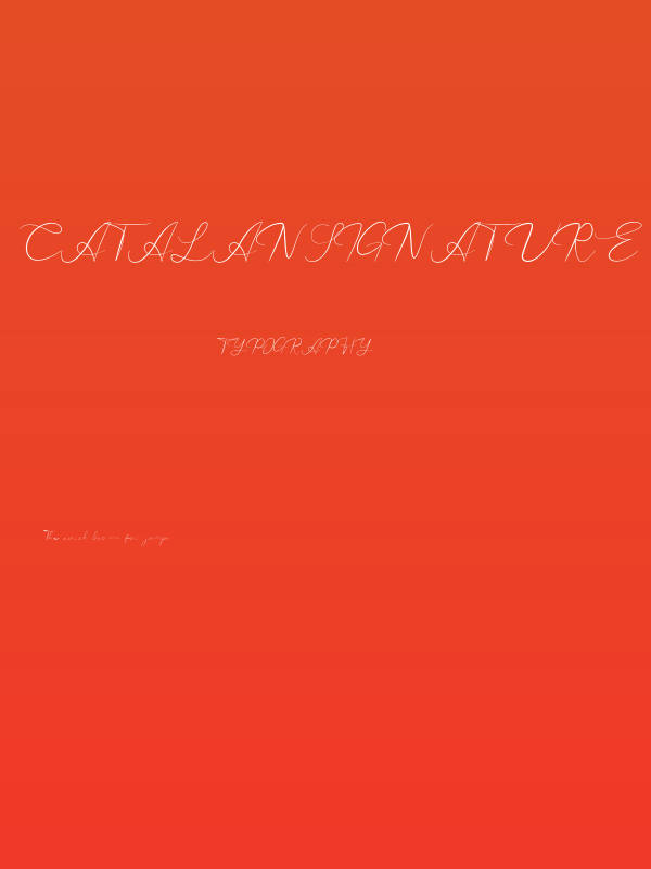CatalanSignature Poster