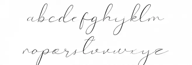 CatalanSignature फ़ॉन्ट लोअरकेस
