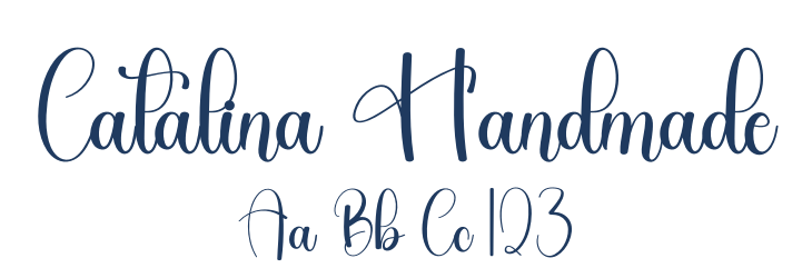 Catalina Handmade Font Preview