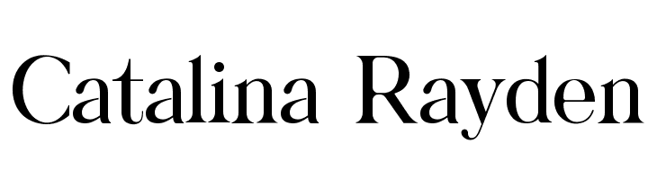 Catalina Rayden  baixar fontes gratis