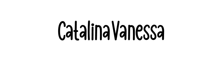Catalina Vanessa  font caratteri gratis