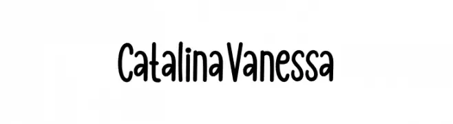 Catalina Vanessa  baixar fontes gratis