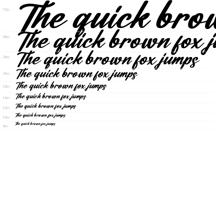 Catalish Huntera Italic Waterfall