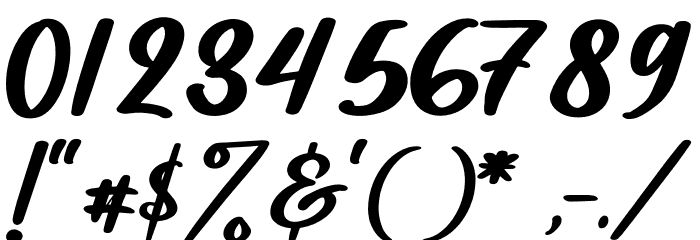 Catalish Huntera Font OTHER CHARS