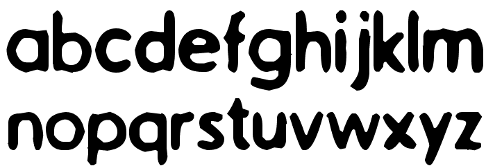 Catalogue Font LOWERCASE