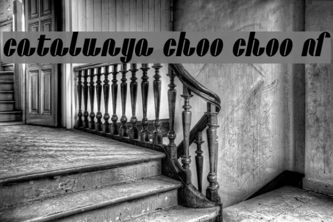 Catalunya Choo Choo NF Font examples