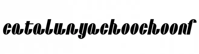 CatalunyaChooChooNF  Frei Schriftart Herunterladen