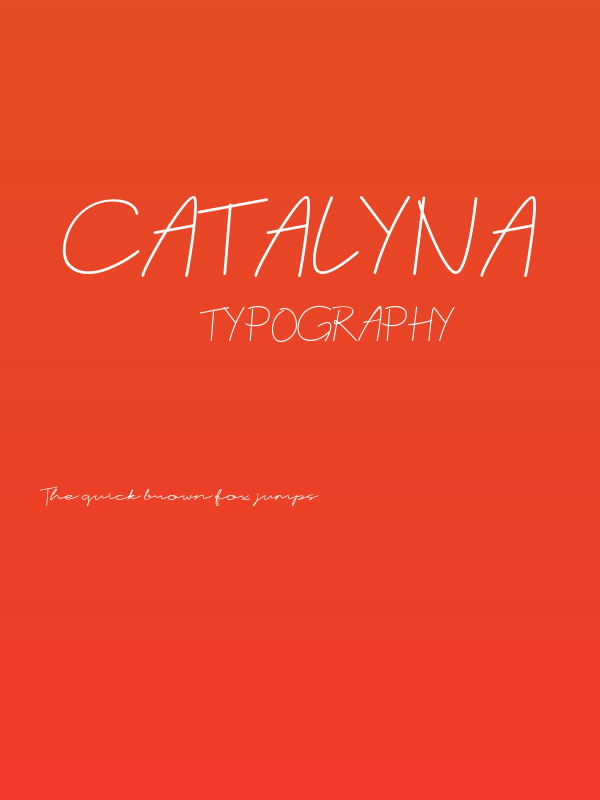 Catalyna Poster