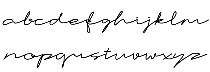 Catalyna Font LOWERCASE