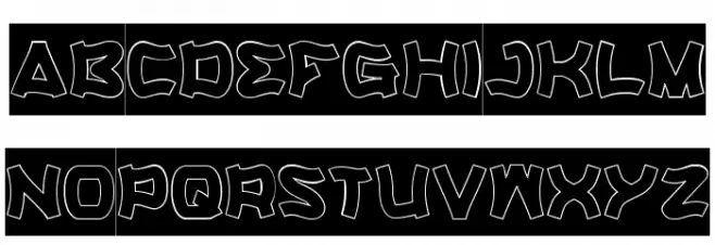 Catalyst-Hollow-Inverse Schriftart Groß
