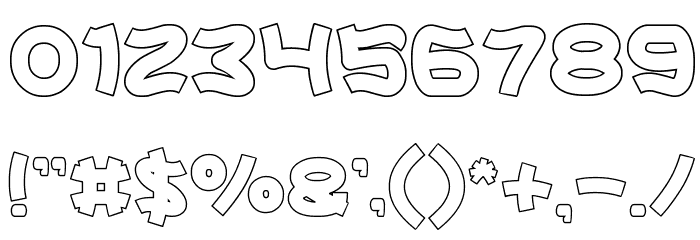 Catalyst-Hollow Font OTHER CHARS