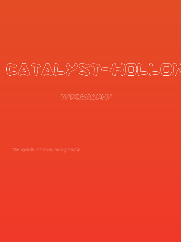 Catalyst-Hollow Poster