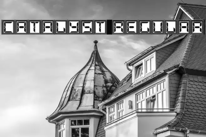 Catalyst Regular फ़ॉन्ट examples