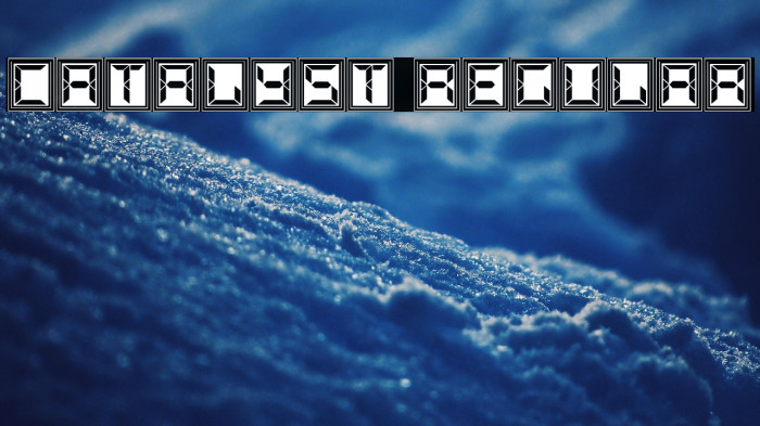 Catalyst Regular Example 2