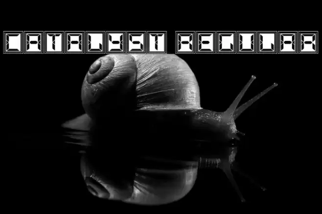 Catalyst Regular फ़ॉन्ट examples