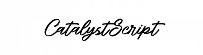 CatalystScript  Descarca Fonturi Gratis