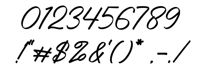 CatalystScript Font OTHER CHARS