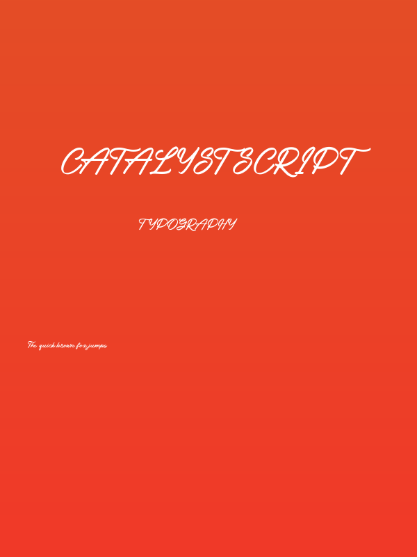 CatalystScript Poster
