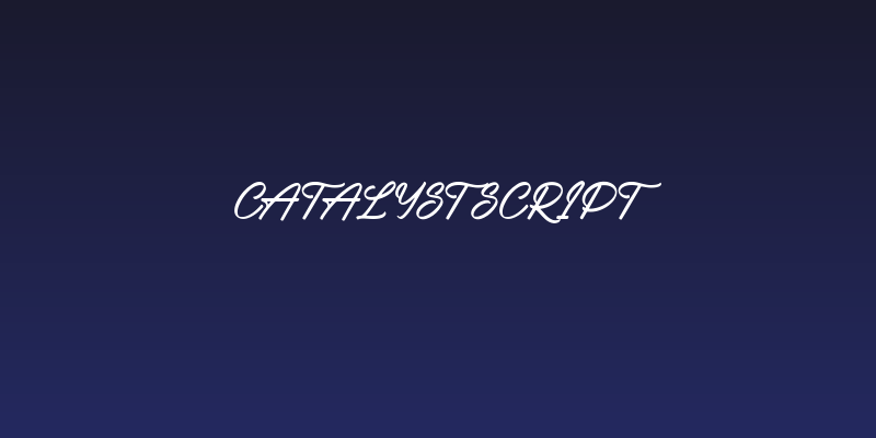 CatalystScript Social Header
