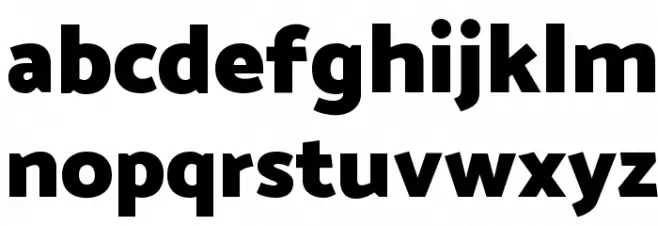 Catamaran Black Caratteri MINUSCOLO