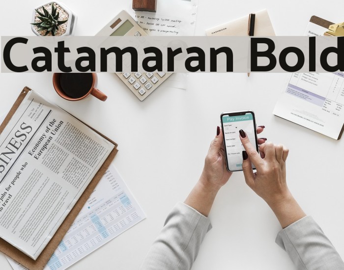Catamaran Bold Font examples