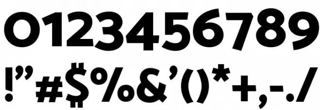 Catamaran ExtraBold Font OTHER CHARS