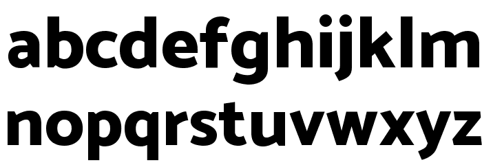 Catamaran ExtraBold Font LOWERCASE