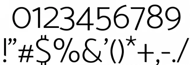 Catamaran ExtraLight Font OTHER CHARS