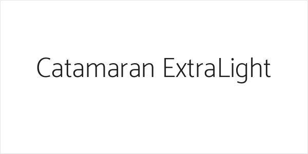 Catamaran ExtraLight Logo