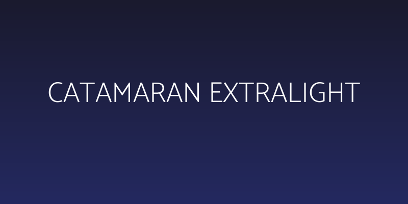 Catamaran ExtraLight Social Header