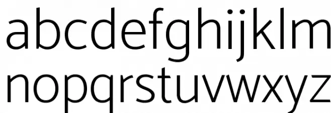 Catamaran ExtraLight Font LOWERCASE