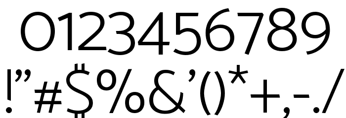 Catamaran Light Font OTHER CHARS