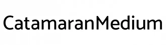 Catamaran Medium  font caratteri gratis