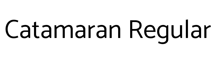 Catamaran Regular Font Ffonts Net