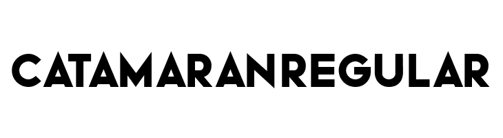 Catamaran Regular  font caratteri gratis