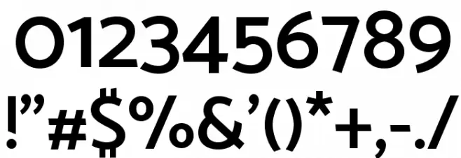 Catamaran SemiBold Font OTHER CHARS