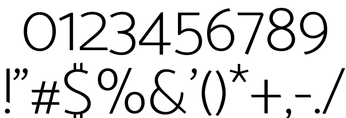 Catamaran Thin Font OTHER CHARS