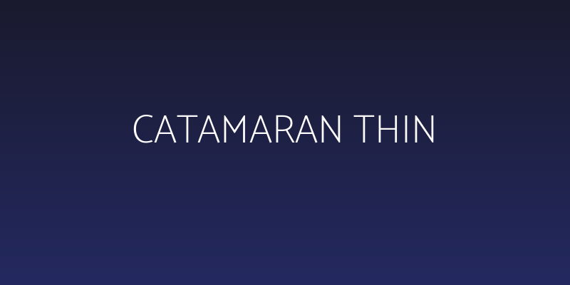 Catamaran Thin Social Header