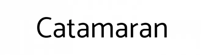 Catamaran  font caratteri gratis