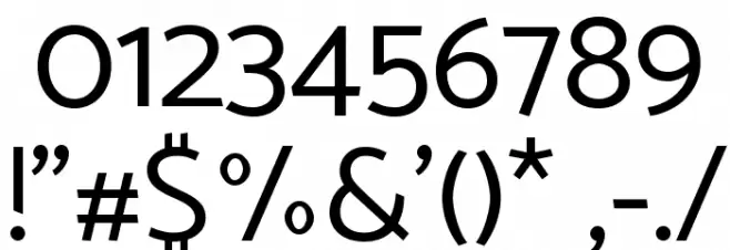 Catamaran Font OTHER CHARS