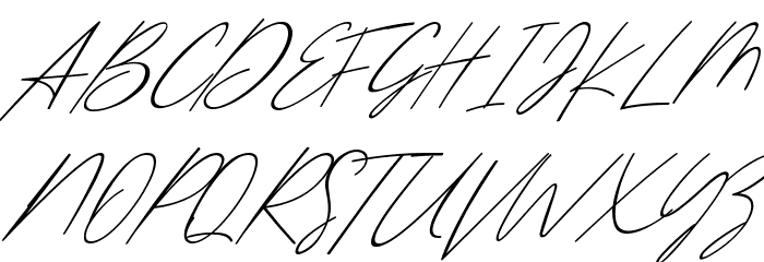 CatamountSignature 字体 大写
