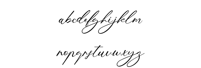 CatamountSignature 字体 小写