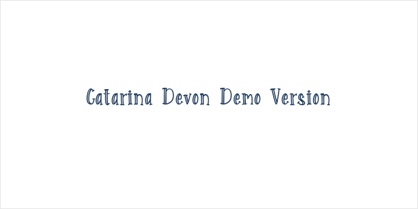 Catarina Devon Demo Version Logo