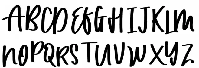 Catarina Free Schriftart Groß