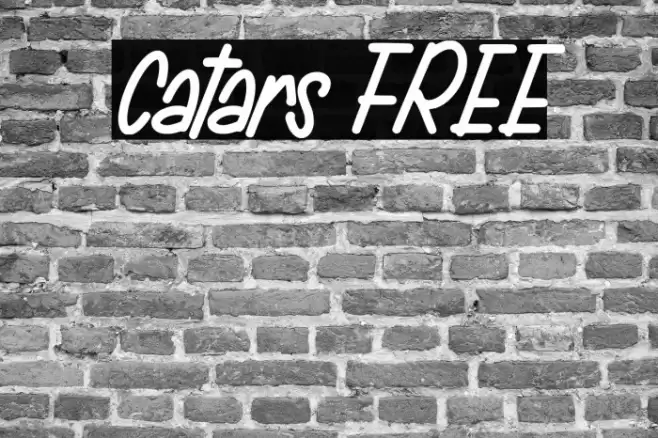 Catars FREE Font examples