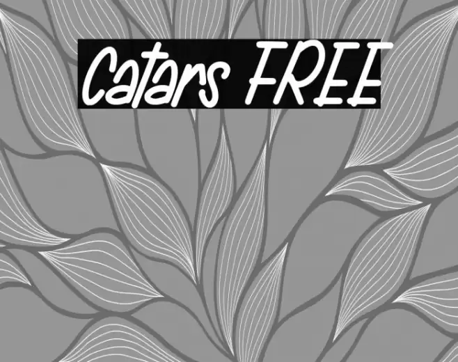 Catars FREE Font examples
