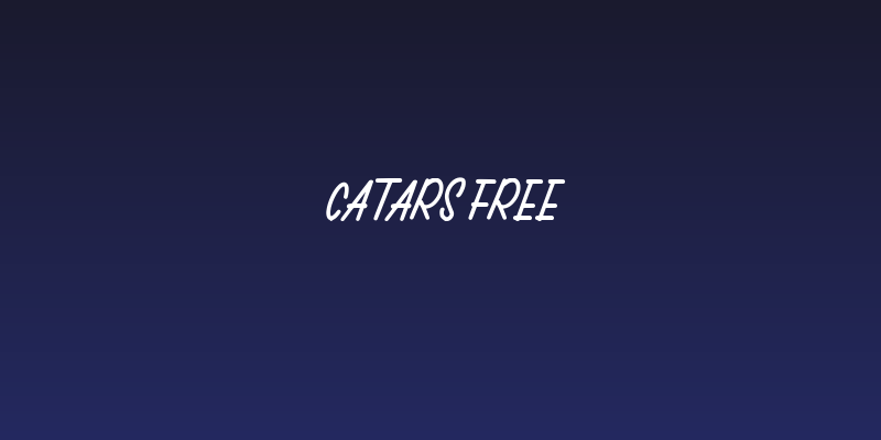 Catars FREE Social Header