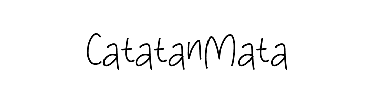 Catatan Mata  नि: शुल्क फ़ॉन्ट्स डाउनलोड