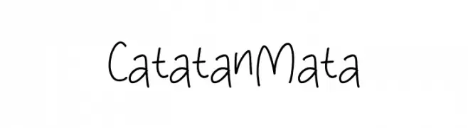Catatan Mata  Descarca Fonturi Gratis